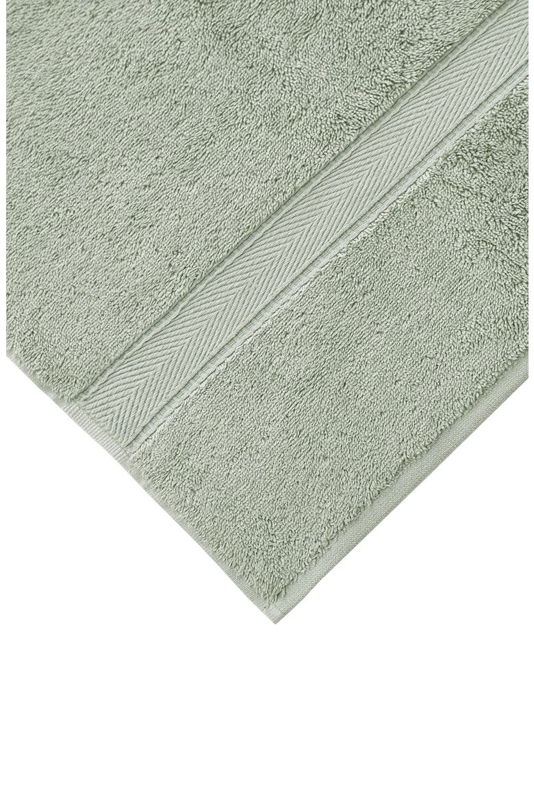 Denzi Turkish Cotton 3-Piece Towel Set, Alternate, color, GREEN