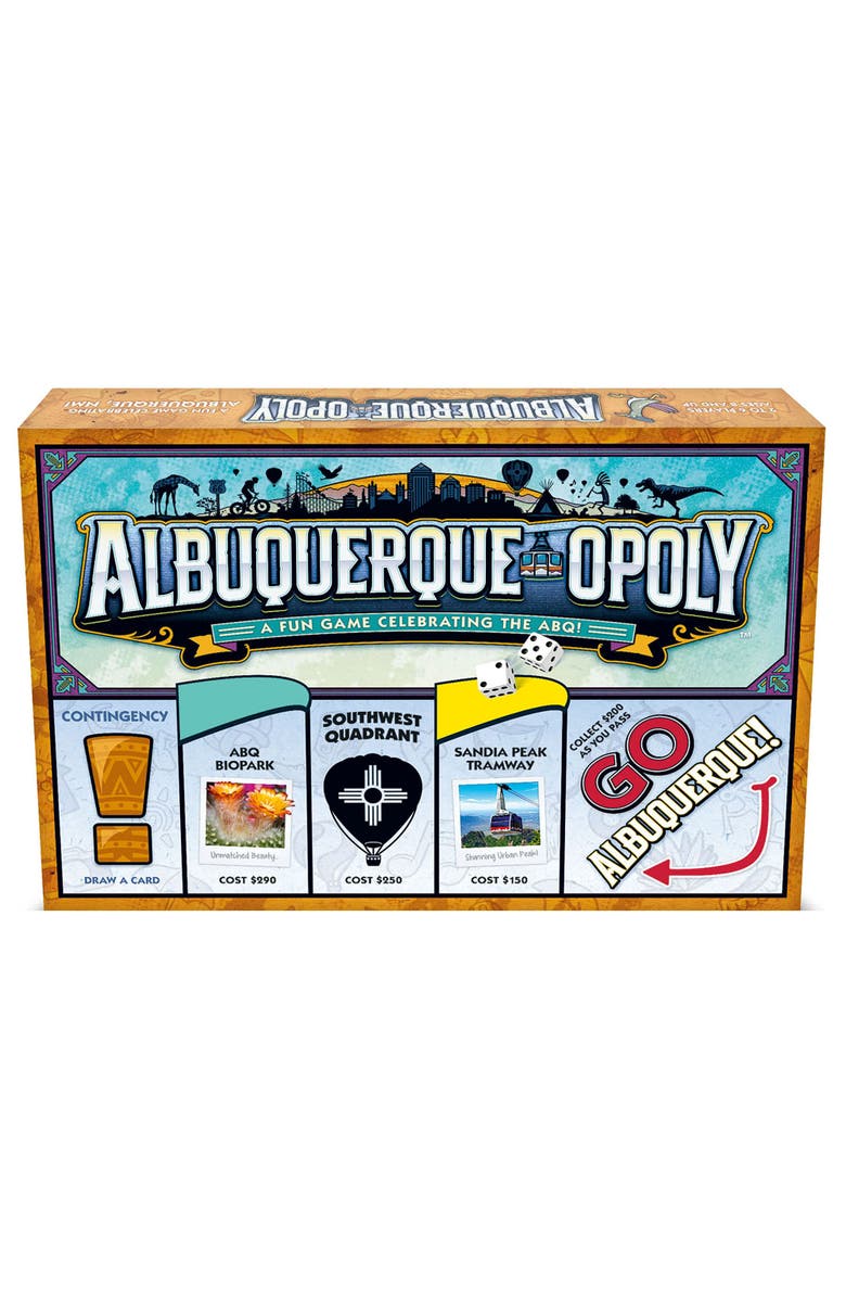 Late for the Sky Albuquerqueopoly Monopoly Board Game, Alternate, color, Multicolored