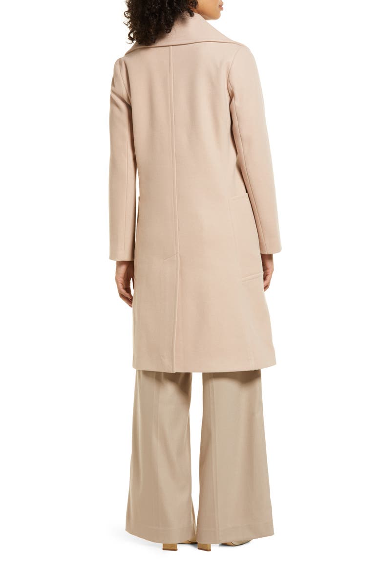 Double Breasted Coat, Alternate, color, TAN DOESKIN