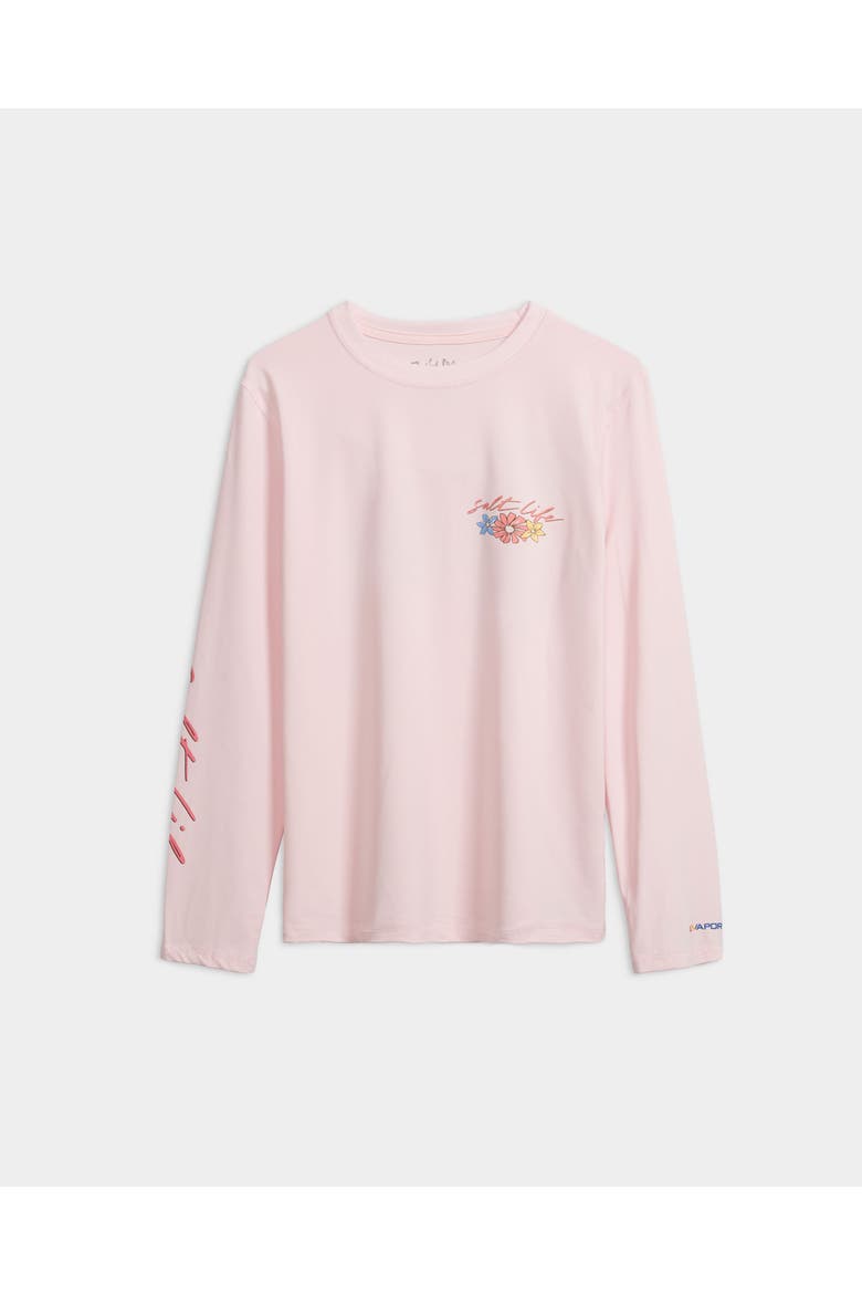 Honu Long Sleeve Performance Shirt, Main, color, Crystal Pink Heather