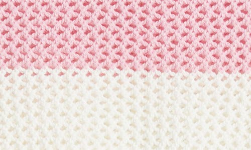 BEACHLUNCHLOUNGE BEACHLUNCHLOUNGE TRESA STRIPE CROCHET CREWNECK SWEATER