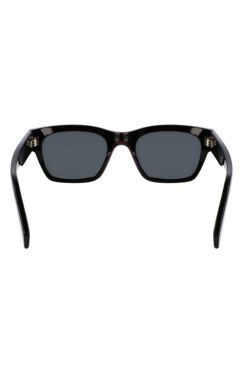 Paul Smith Loxham 52mm Modified Rectangular Sunglasses, Alternate, color, Black Multi Stripes