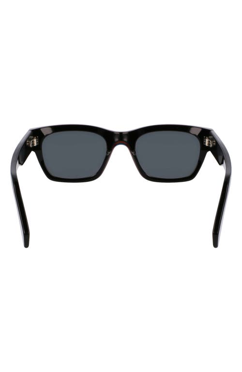 PAUL SMITH PAUL SMITH LOXHAM 52MM MODIFIED RECTANGULAR SUNGLASSES