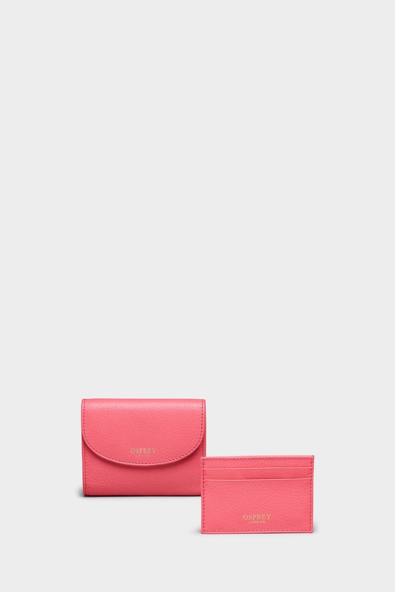 The Tilly Leather Wallet Gift Set, Alternate, color, Guava
