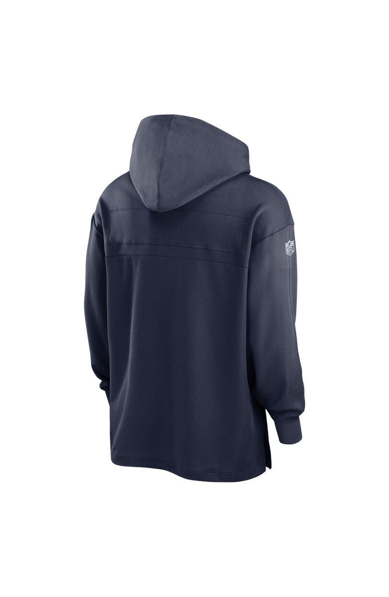 Nike Men's Nike  Navy Denver Broncos 2023 Sideline Performance Hooded Top, Alternate, color, 