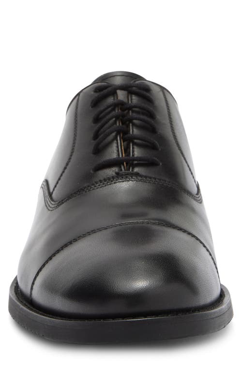 Warfield & Grand Market Cap Toe Oxford In Black