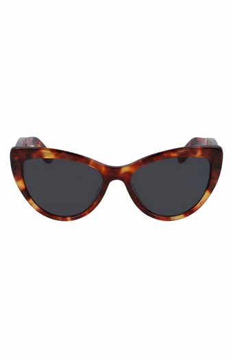 FERRAGAMO Salvatore Ferragamo 56mm Cat Eye Sunglasses
