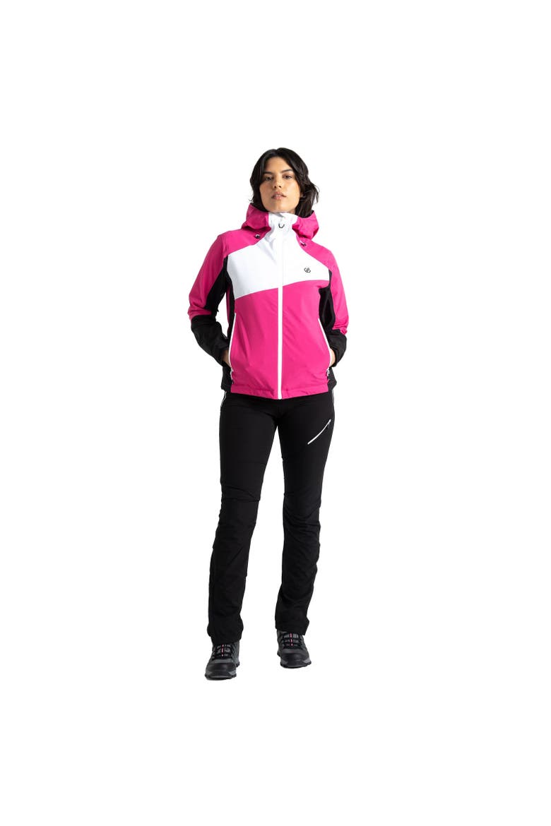 Excalibar Ski Jacket, Alternate, color, Pure Pink and Black