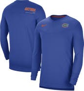 Nike Men's Nike Royal Florida Gators 2022 Coach Performance Long Sleeve V-Neck T-Shirt