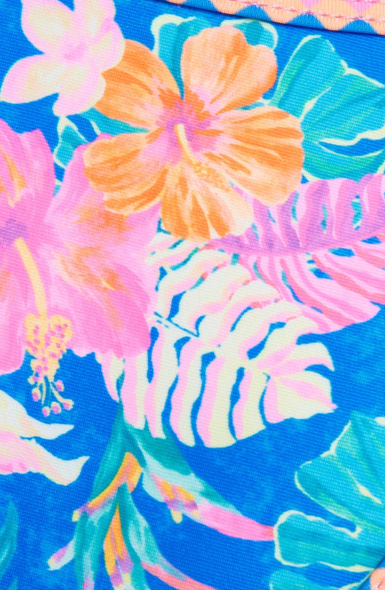 Kulani Kinis Strappy Cheeky Bikini Bottoms, Alternate, color, Electric Palms