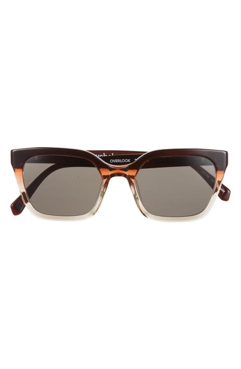 Overlook 50mm Polarized Cat Eye Sunglasses (Average)