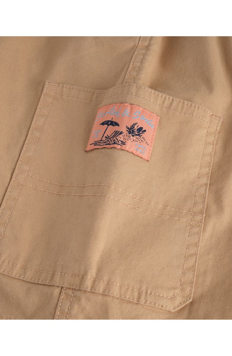 Scotch & Soda Kid's Pocket T-Shirt & Shorts Set, Alternate, color, Papaya Punch