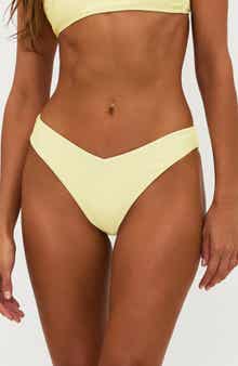 Beach Riot Vanessa High Cut Bikini Bottoms