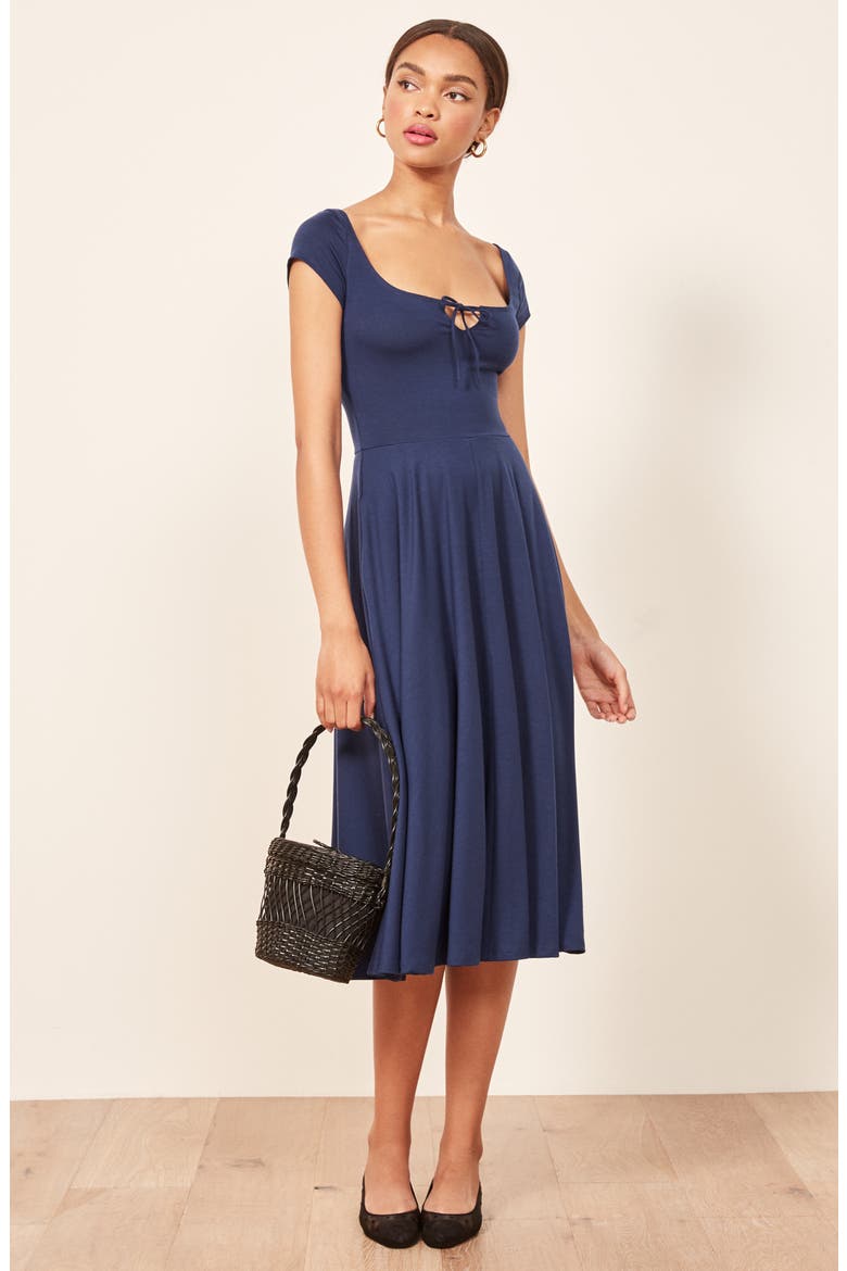 Krista Dress, Alternate, color, NAVY