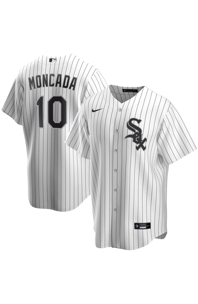Nike Youth Nike Yoan Moncada White Chicago White Sox Alternate Replica Player Jersey, Main, color,