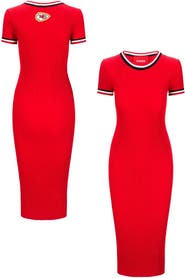STAUD Women's STAUD  Red/Black Kansas City Chiefs Colleen Dress