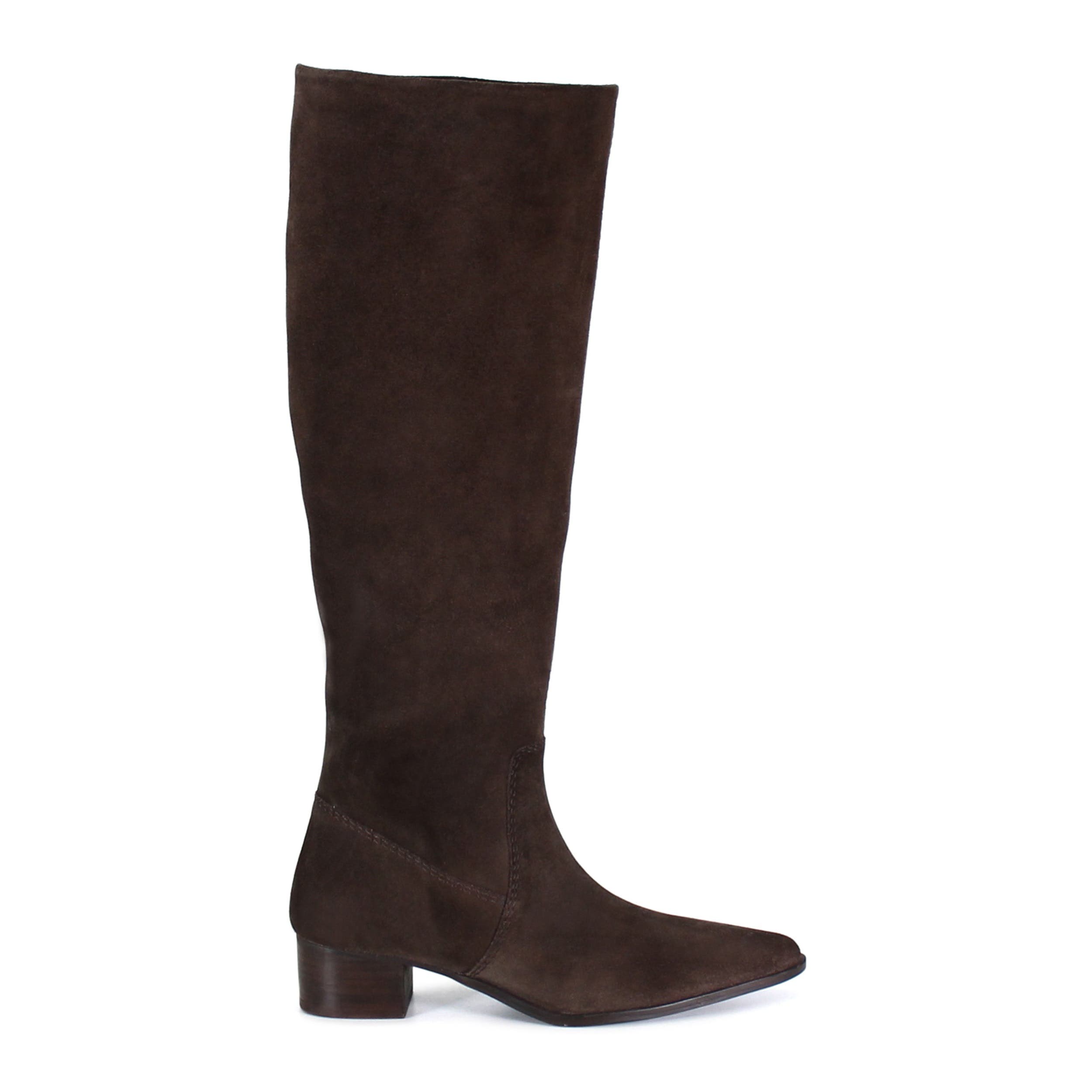 Diba True DIG ITAL Leather Sleek Tall Boot, Alternate, color, Dark Brown