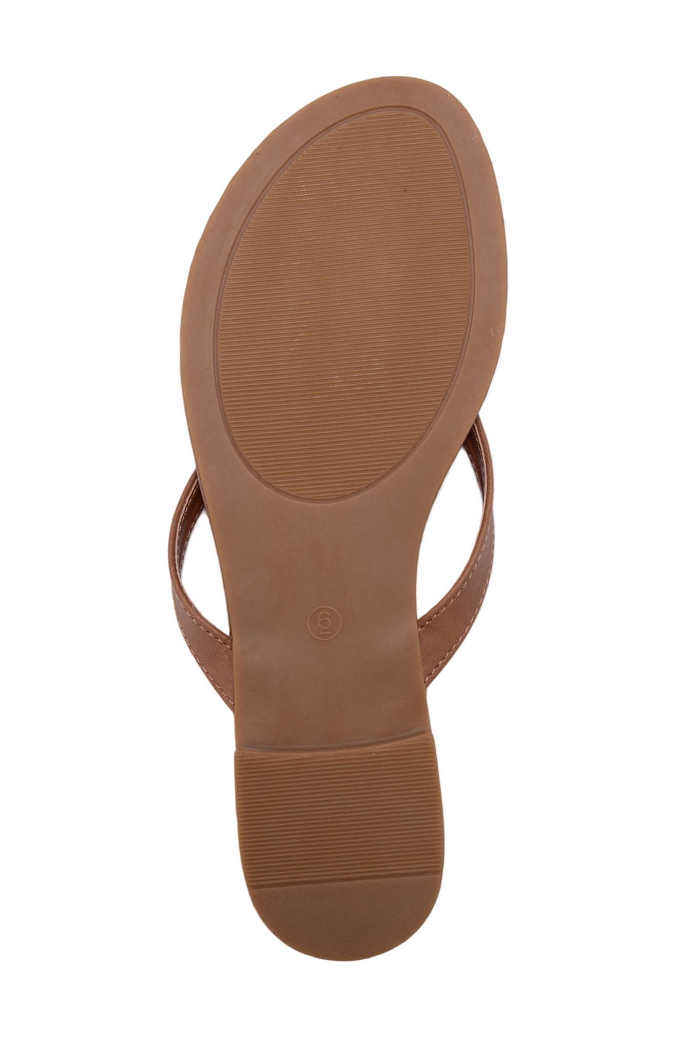 bebe Charm Thong Sandal, Alternate, color, Tan