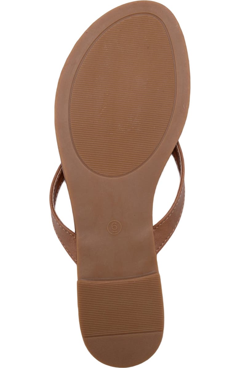 bebe Charm Thong Sandal, Alternate, color, Tan