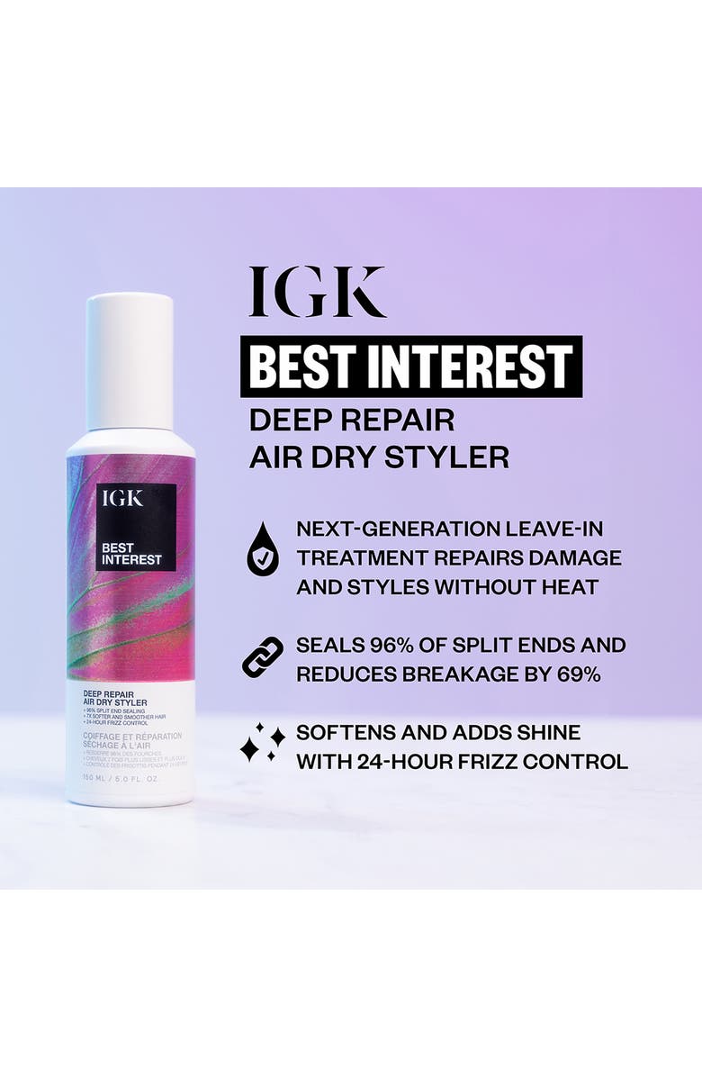 IGK Best Interest Deep Repair Air Dry Styler, Alternate, color, 