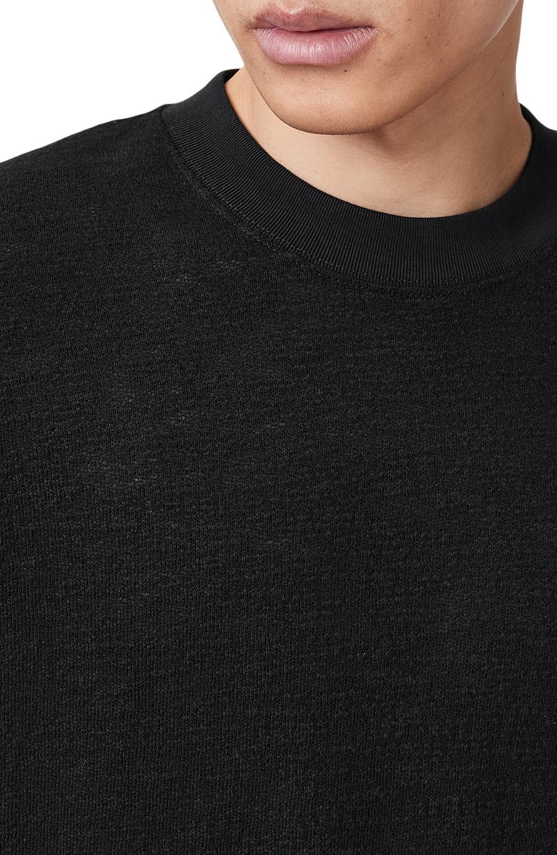 AllSaints Foster Long Sleeve Cotton Crewneck T-Shirt, Alternate, color, 