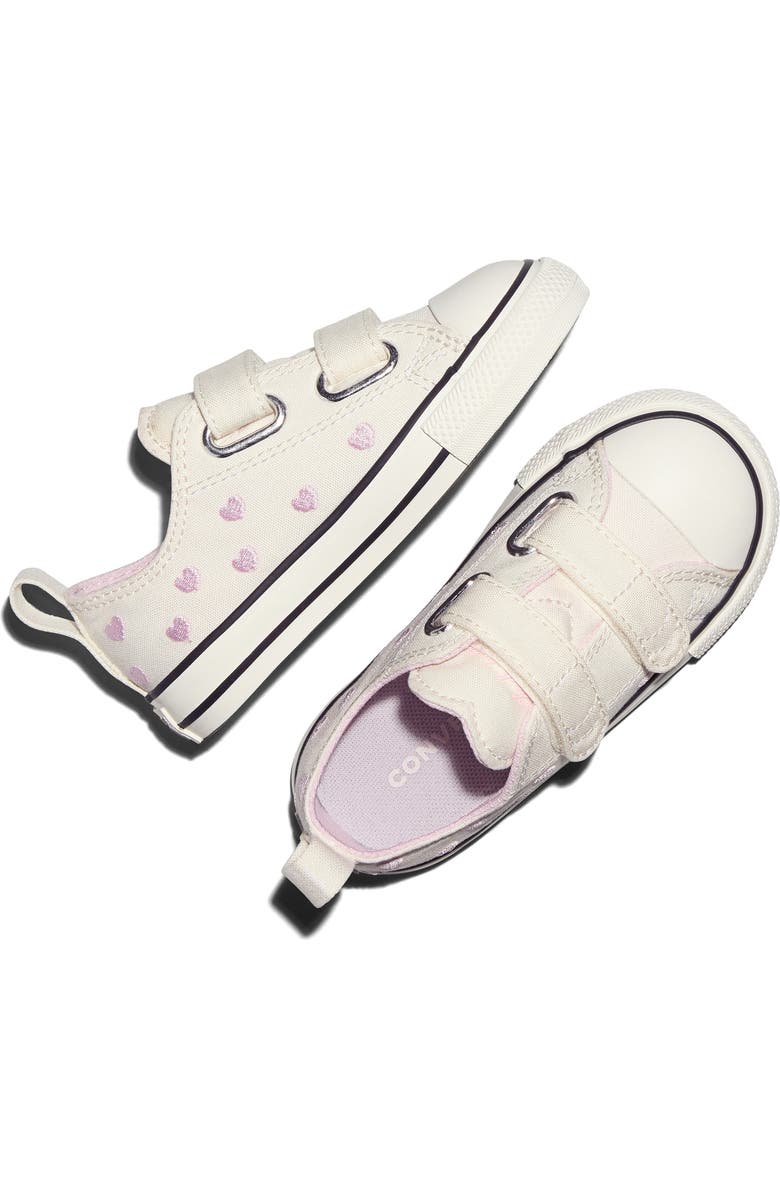 Converse Kids
Chuck Taylor<sup
®</sup
All Star<sup
®</sup
2V Sneaker, Alternate, color, Vintage White/ New Found Bloom