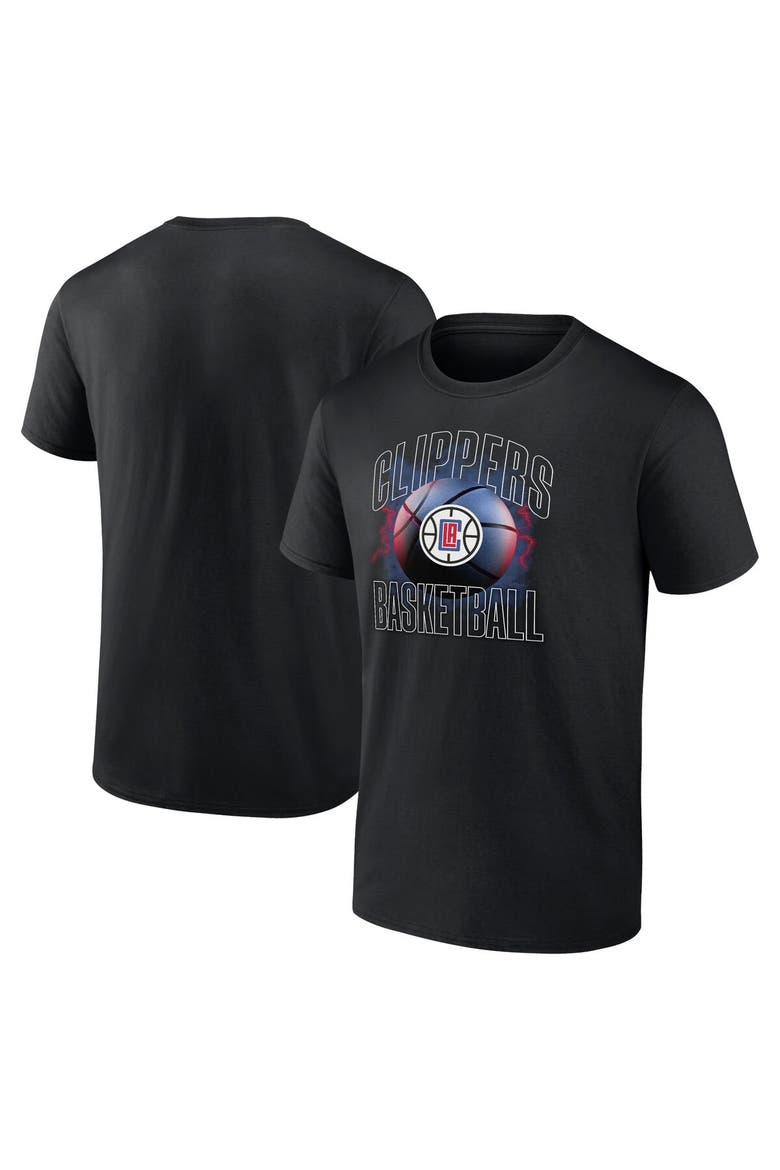 Men's Fanatics Branded Black LA Clippers Match Up T-Shirt, Main, color, Black