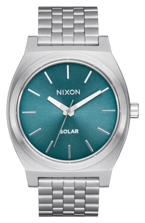 Time Teller Solar Bracelet Watch, 40mm