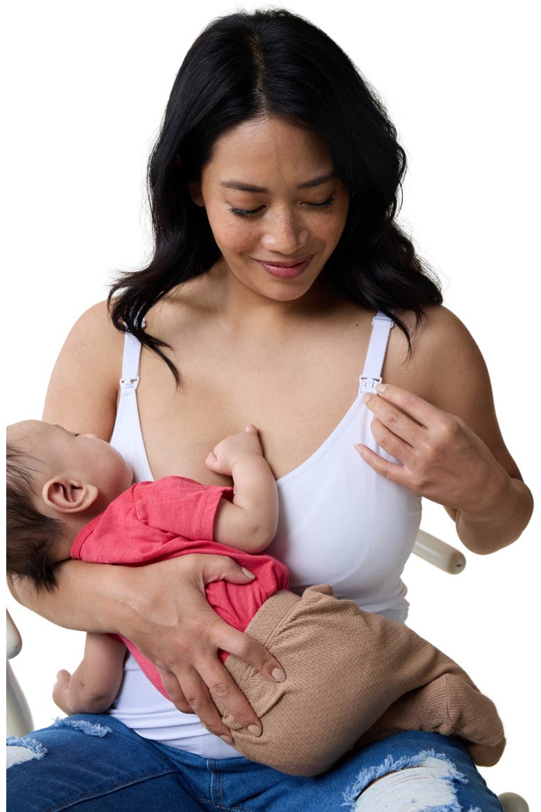 2-Pack Nursing/Pumping Camisoles, Alternate, color, WHITE/ WHITE