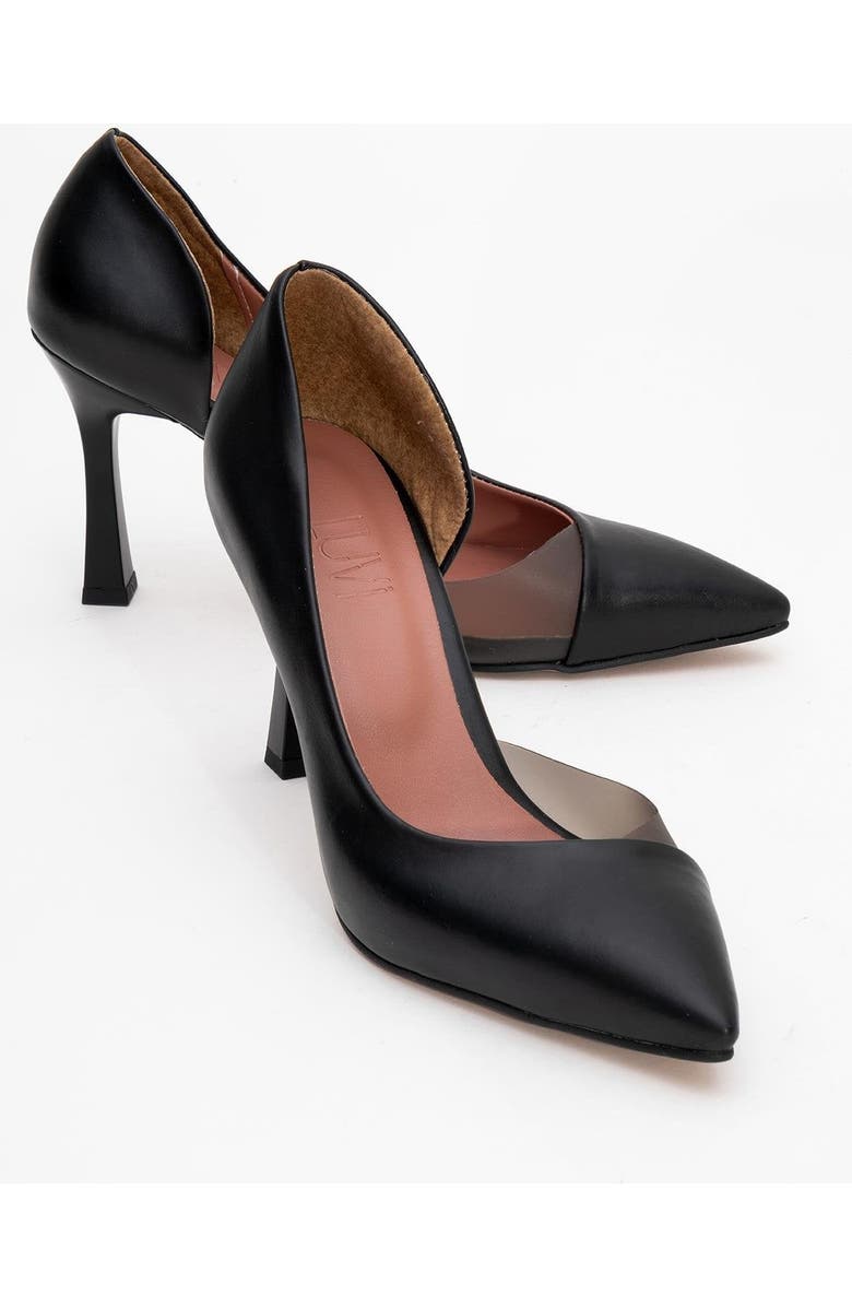 Prologue Shoes Ursula Pointed Toe Pump, Main, color, Black