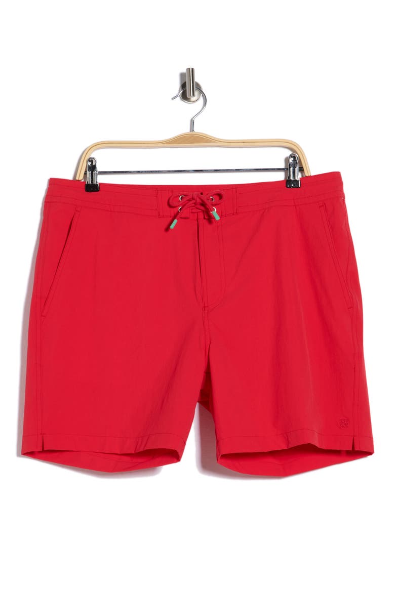 Tradewind Swim Trunks, Alternate, color, SURFER RED