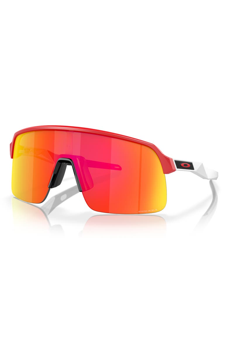 Oakley Sutro Lite 139mm Prizm<sup>™</sup> Semirimless Wrap Shield Sunglasses, Alternate, color, Ruby