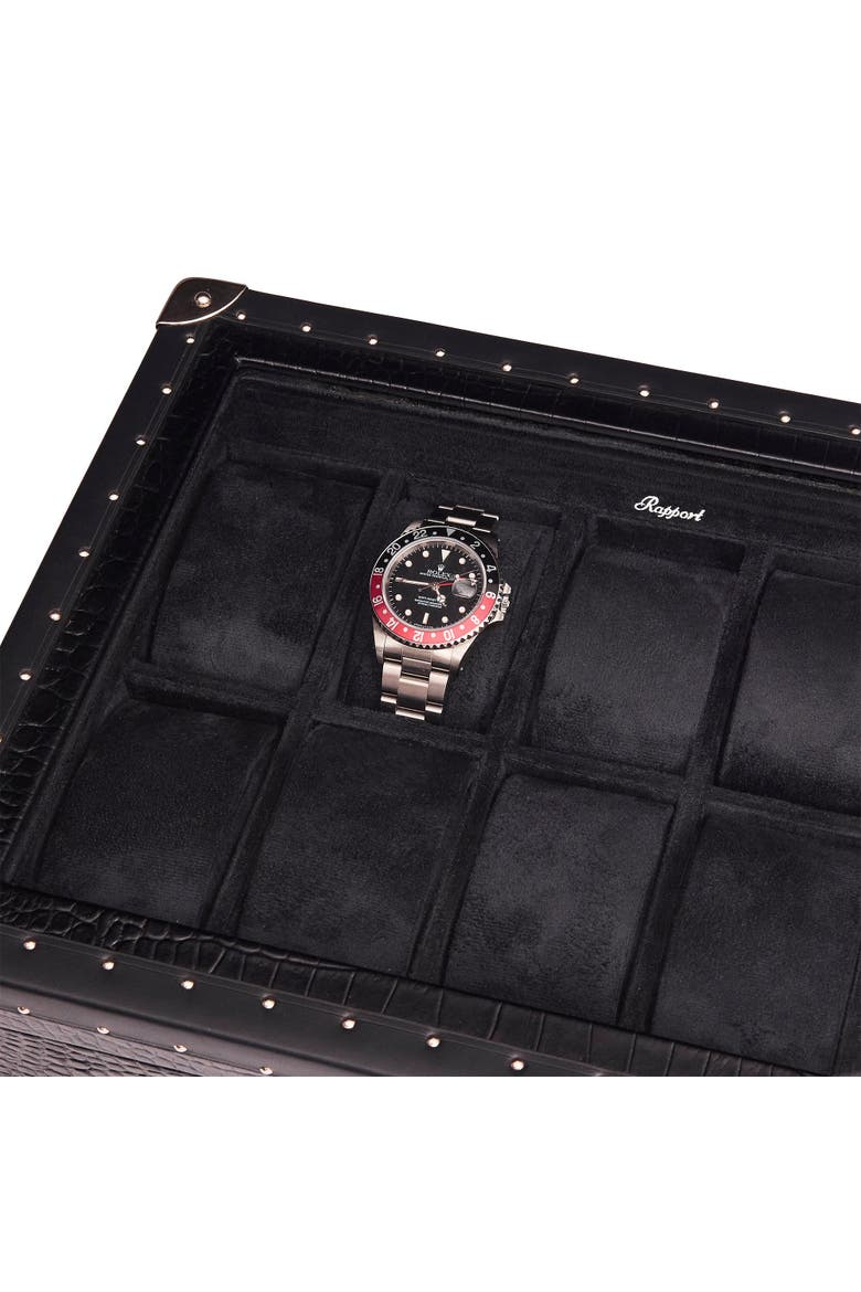 Brompton Optic Ten Watch Box, Alternate, color, Black