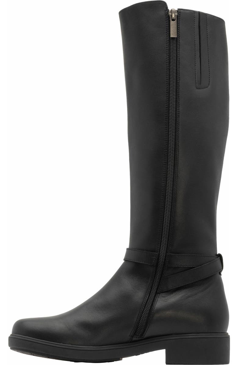 ABEO Compass Tall Boot, Alternate, color, Black