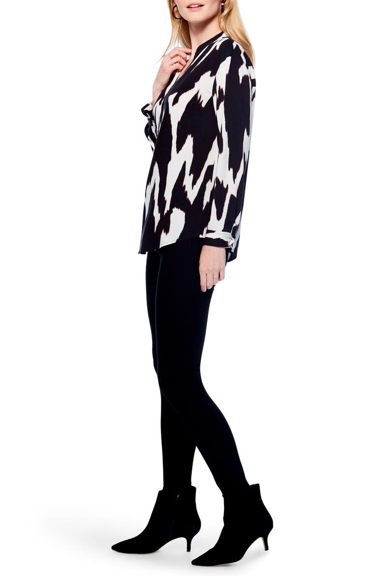 Monochrome Mood Live In Blouse, Alternate, color, BLACK MULTI