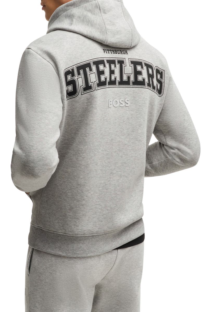BOSS x NFL Woodson Graphic Hoodie, Alternate, color, Pittsburgh Steelers