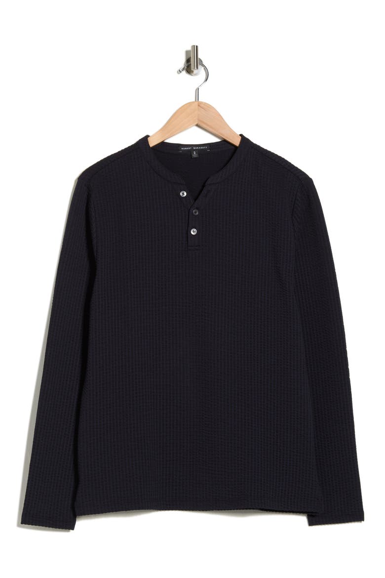 Jeffrey Y-Neck Henley Top, Alternate, color, NAVY