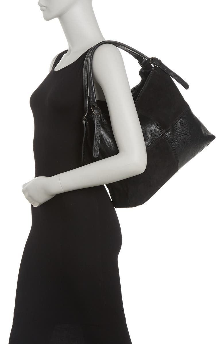 STORE BRANDS VIP Patchwork Leather Shoulder Bag, Alternate, color,