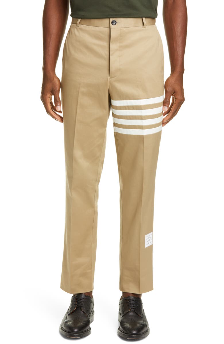 Thom Browne Unconstructed Chino Dress Pants, Main, color,