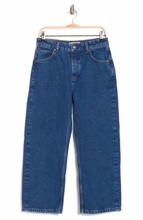 Free People Deep Trance Wide Leg Boyfriend Jeans