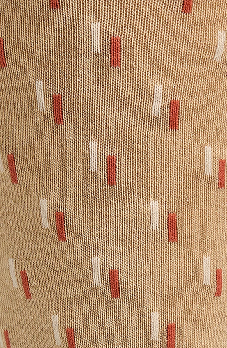 Cole Haan Dash Cotton Blend Dress Socks, Alternate, color, Tan