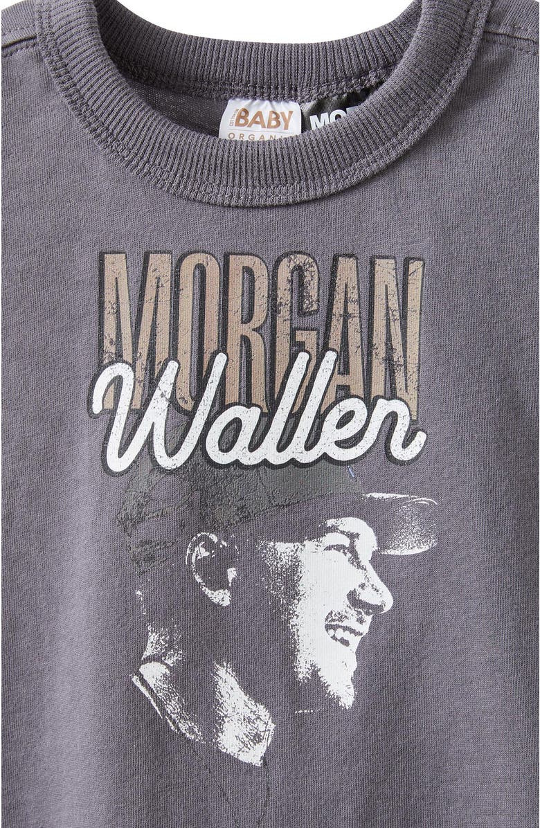 Cotton On Kids Bobbi Short Sleeve Lcn Tee, Alternate, color, Rabbit Grey Morgan Wallen