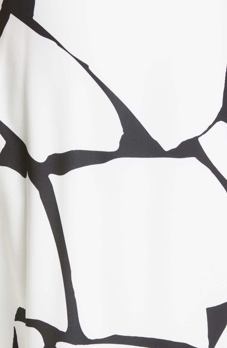 Donna Karan New York Abstract Print Surplice Sheath Dress, Alternate, color, 