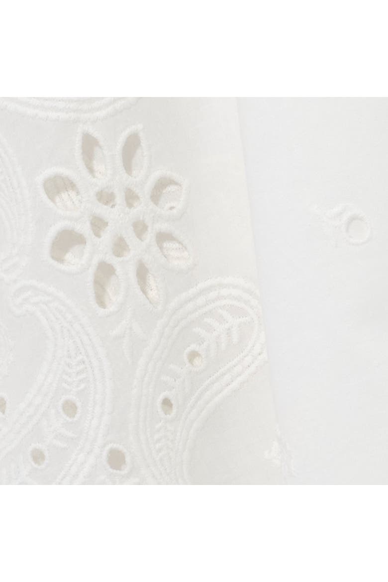 Bandana Embroidered Caftan, Alternate, color, Cream