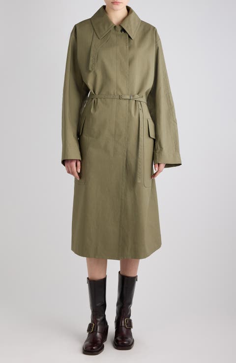 Rain Cotton Trench Coat
