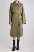 Dries Van Noten Rain Cotton Trench Coat