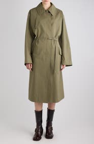 Dries Van Noten Rain Cotton Trench Coat