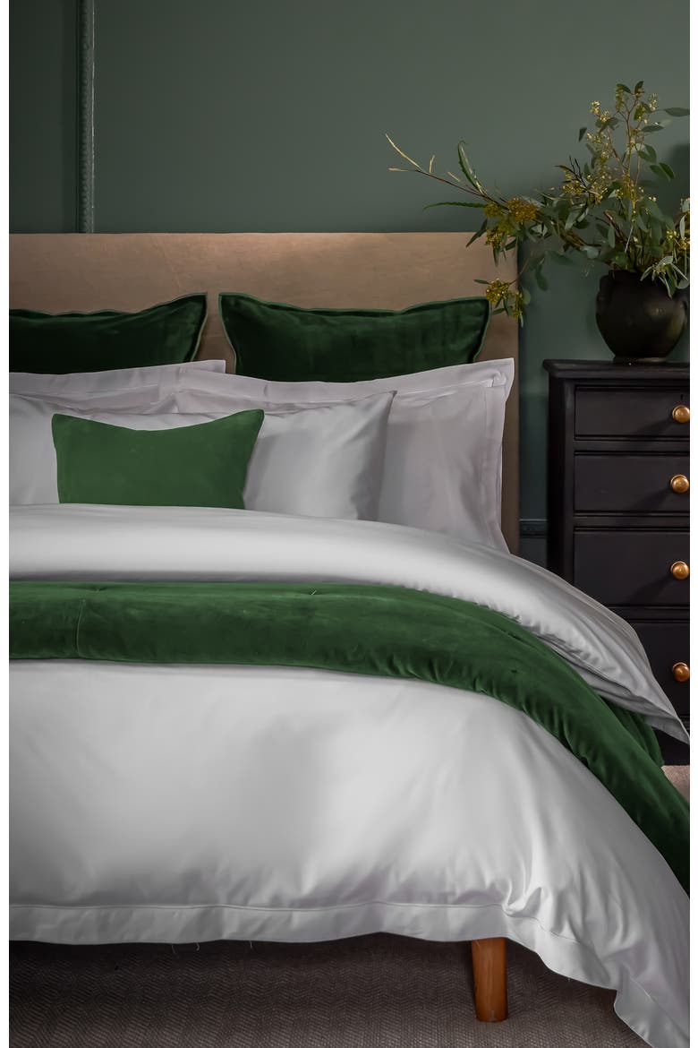 Premium Luxury Sateen Cotton Duvet Cover Sets, Alternate, color, White