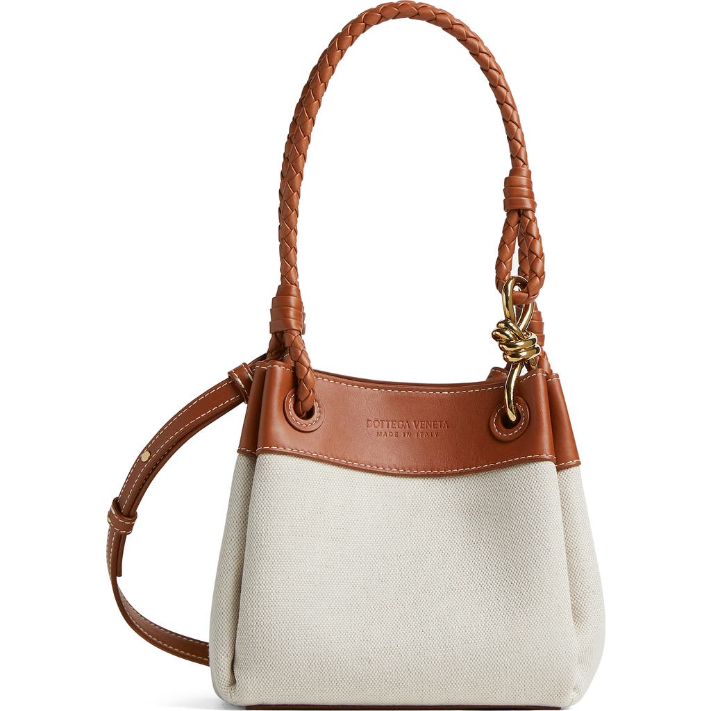 Bottega Veneta Small Parachute In Natural Light Wood