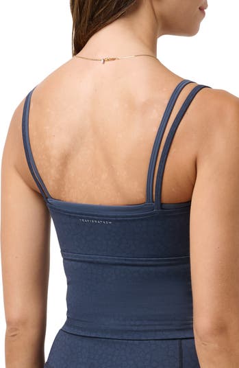 Move Double Strap Crop Tank